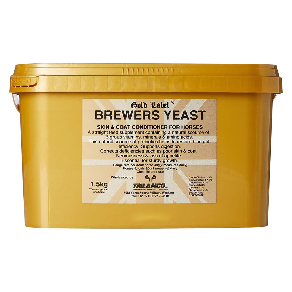 Gold Label Brewers Yeast 1.5kg Gold Label EquiBox